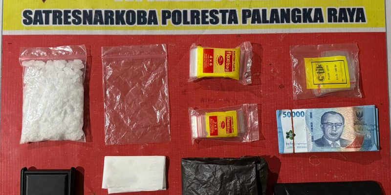 Ungkap Peredaran Sabu 100,84 Gram, Satresnarkoba Polresta Palangka Raya Amankan Satu Tersangka
