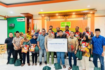 Wujud TJSL, BRI Sidoarjo Gandeng Yayasan Kamil Peduli Salurkan 2.000 Paket Sembako