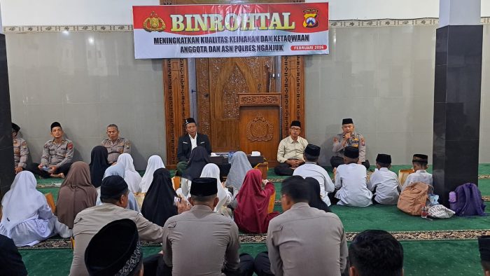 Dalam Menyambut Ramadhan, Polres Nganjuk Teguhkan Nilai Humanis dan Pengabdian Melalui Binrohtal