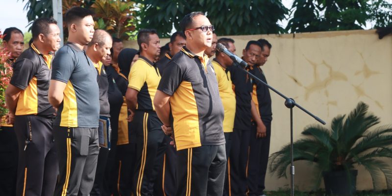 Polres Pasuruan Gelar Kerja Bakti Dukung Gerakan Indonesia ASRI