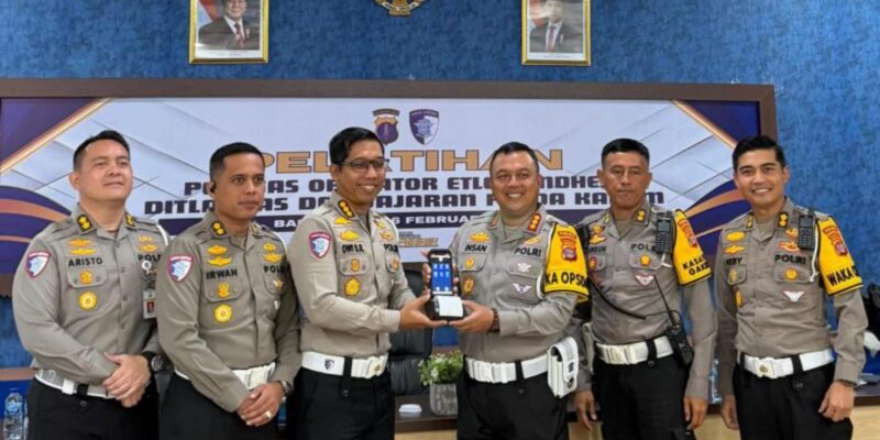 ETLE Mobile Handheld Perkuat Modernisasi Penindakan Lalu Lintas di Kaltim