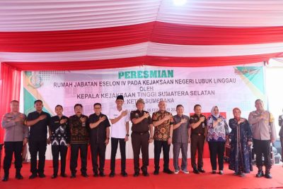 Wali Kota Lubuk Linggau-Wabup Muratara Hadiri Peresmian Rumah Jabatan Eselon IV Kejari Lubuk Linggau