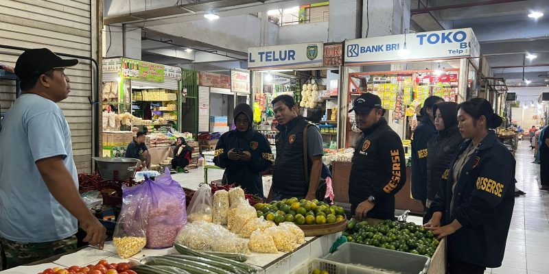 Satgas Pangan Polres Madiun Kota Pantau Bapokting, Menyambut Ramadhan