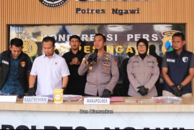 Polres Ngawi Ungkap Penyalahgunaan Pupuk Bersubsidi Ilegal