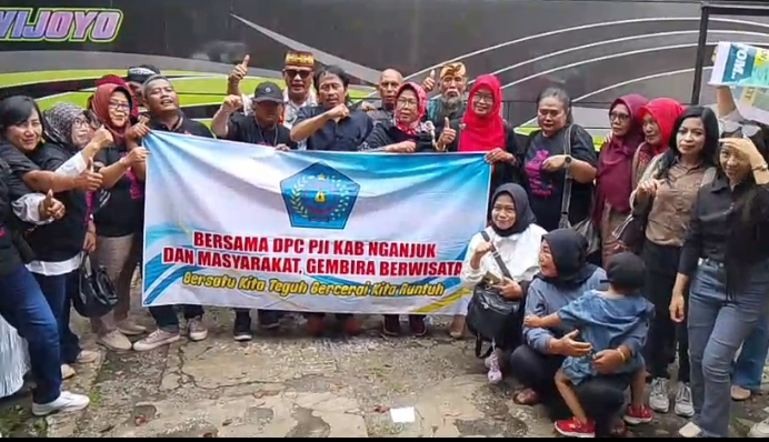 Peringatan Hari PERS Nasional, DPC PJI (Persatuan Jurnalis Indonesia) Nganjuk Merajut Kebersamaan Sosial