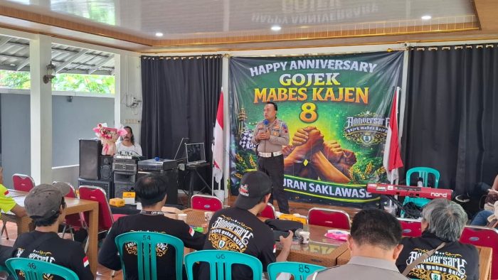 Edukasi Driver Ojol di Hari Jadi ke-8, Satlantas Polres Pekalongan Gaungkan Pesan Keselamatan Candi 2026
