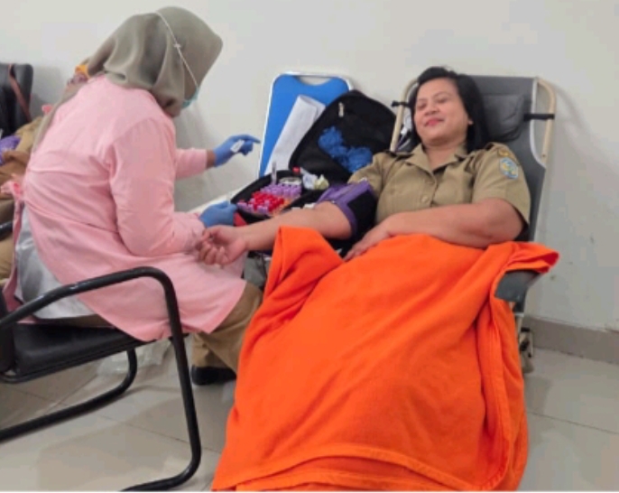 RSD Kertosono Laksanakan Giat Donor Darah Rutin Bersama PMI 