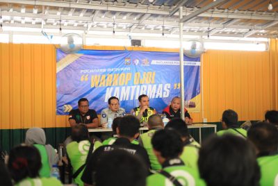 Polres Gresik Rangkul Driver Ojol Dalam Operasi Keselamatan Semeru