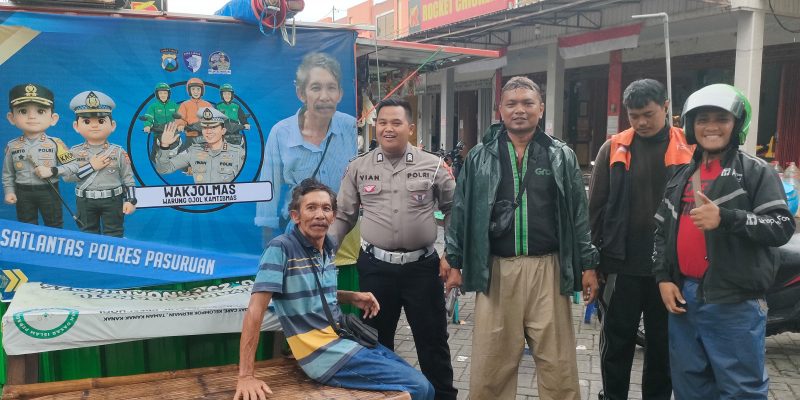 Percepat Respons Insiden Jalan Raya, Satlantas Polres Pasuruan Luncurkan WAKJOLMAS Gandeng Ojol