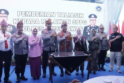 Wakapolda Sumsel dan Kapolres Musi Rawas Resmikan Gedung dan Pengoperasionalan SPPG Polres Musi Rawas
