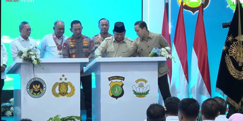 Perkuat Ketahanan Pangan Presiden RI Resmikan Gudang Jagung Milik Polda Jatim
