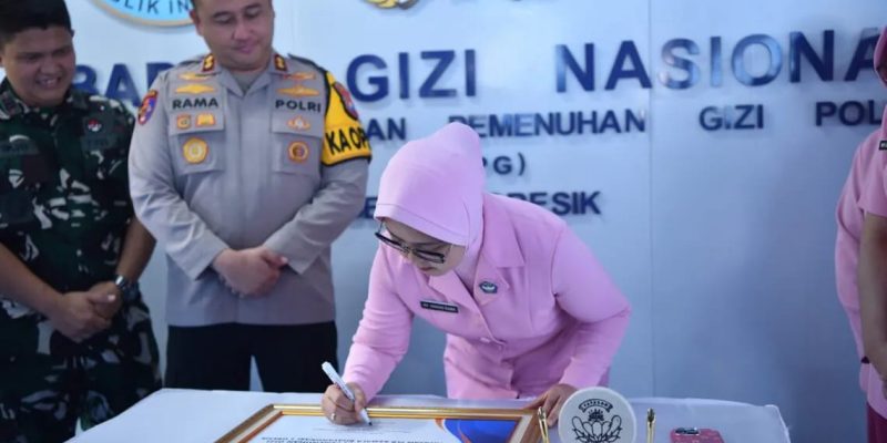 SPPG Polres Gresik Resmikan di Bedilan  Dukung Penguatan Gizi Nasional