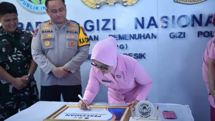 SPPG Polres Gresik Resmikan di Bedilan  Dukung Penguatan Gizi Nasional
