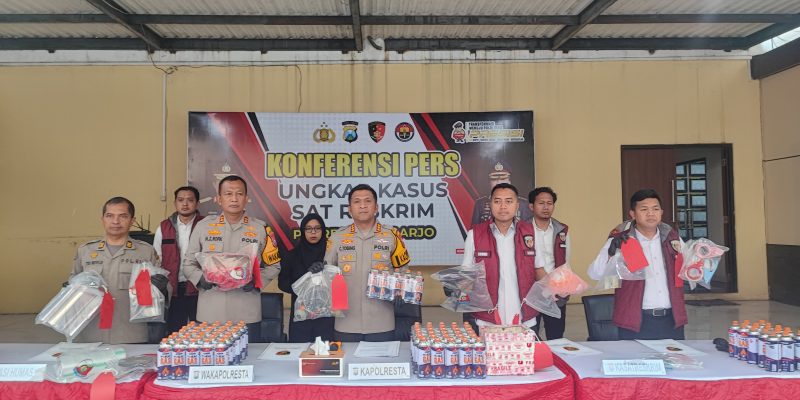Polresta Sidoarjo Bongkar Pengoplosan LPG Subsidi Jadi Gas Portabel