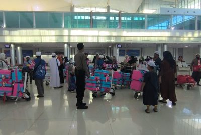 Satpamobvit Polresta Palangka Raya terus Perketat Penjagaan di Area Bandara
