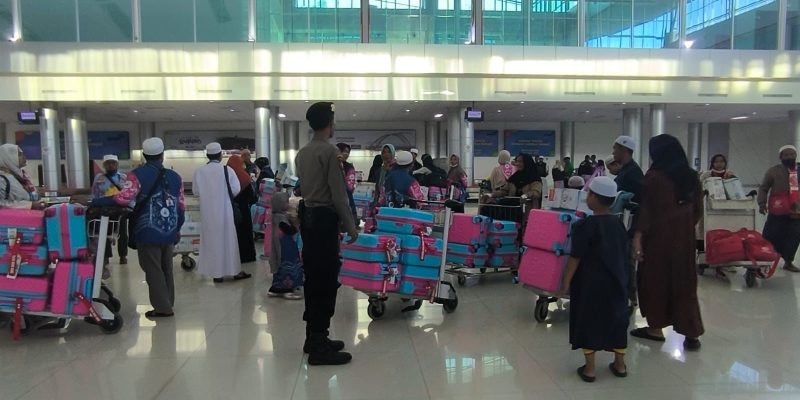 Satpamobvit Polresta Palangka Raya terus Perketat Penjagaan di Area Bandara