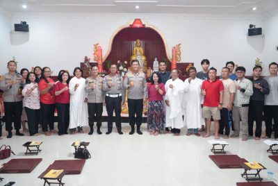 Pastikan Ibadah Imlek Berjalan Aman, Kapolda Kalteng Sambangi Vihara Avalokitesvara Budhayana