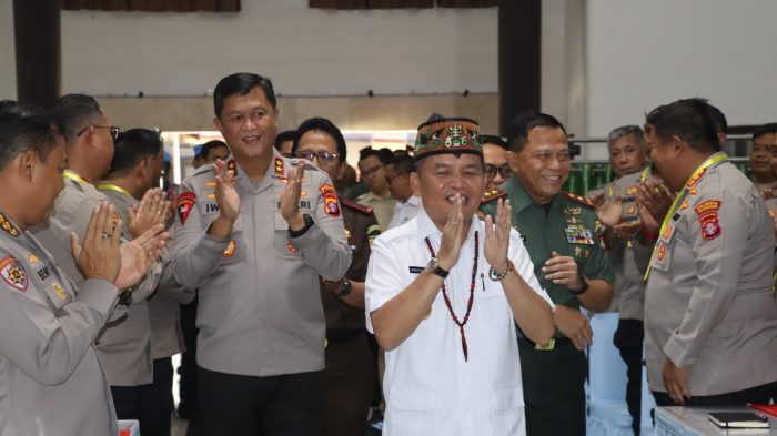 Di Graha Bhayangkara, Kapolresta Palangka Raya Hadiri Rapim Polri Tingkat Polda Kalteng