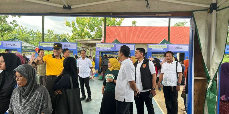 Sinergi Polres Ngawi Dengan Pemkab Beri Pendampingan Operasi Pasar Murah