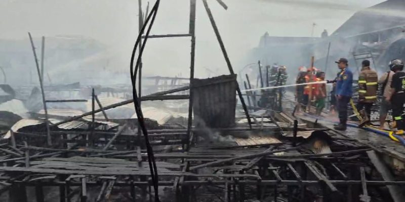 Polresta Palangka Raya Selidiki Kebakaran 11 Rumah di Mendawai II