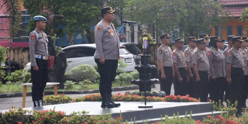 Pimpin Apel, Kapolresta: Antisipasi Semua Bentuk Ancaman Kamtibmas