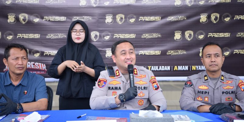 Kapolres Gresik : Kami Tidak Akan Memberi Ruang Bagi Pelaku Narkoba