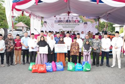SMBR Semarakkan Ramadhan 1447 H / 2026, Salurkan 75 Paket Sembako Pada Peresmian Pasar Beduk Oku