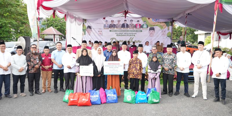 SMBR Semarakkan Ramadhan 1447 H / 2026, Salurkan 75 Paket Sembako Pada Peresmian Pasar Beduk Oku