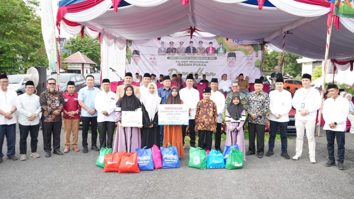 SMBR Semarakkan Ramadhan 1447 H / 2026, Salurkan 75 Paket Sembako Pada Peresmian Pasar Beduk Oku