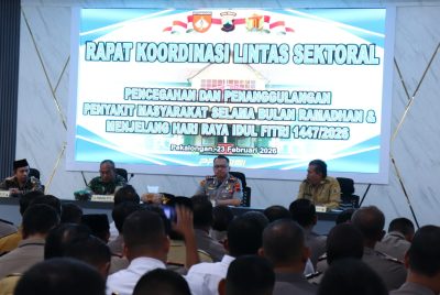 Rakor Lintas Sektoral Digelar, Polres Pekalongan Fokus Tekan Penyakit Masyarakat