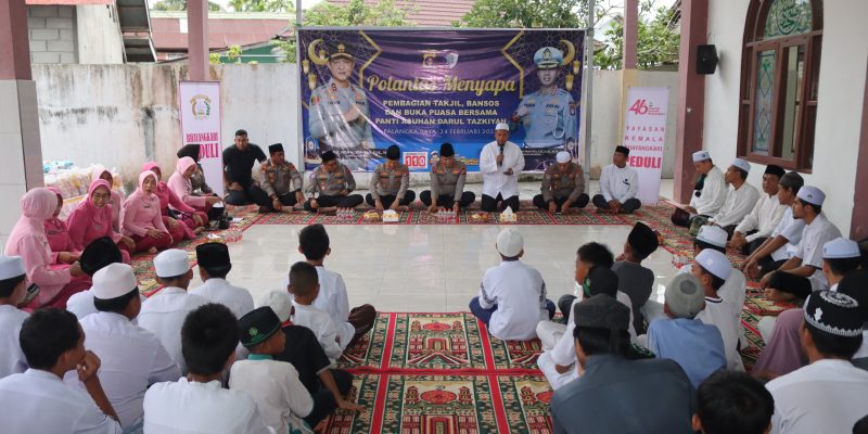 Kapolda Kalteng Berbagi Takjil dan Buka Bersama Anak Panti Asuhan, Wujud Kepedulian di Bulan Ramadan
