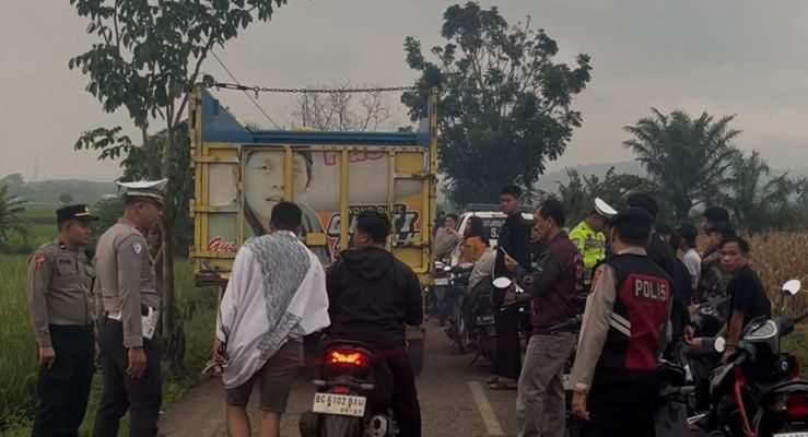 Polres Musi Rawas Amankan Puluhan Kendaraan Diduga Terlibat Balap Liar