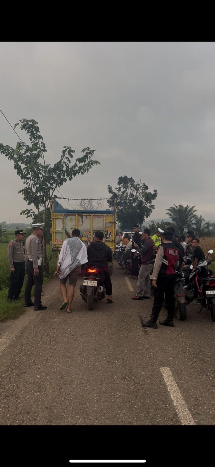 Polres Musi Rawas Amankan Puluhan Kendaraan Diduga Terlibat Balap Liar