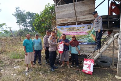 Polsek Lubuklinggau Timur I Dukung Ketahanan Pangan Nasional Melalui Penanaman Jagung Serentak Kuartal I