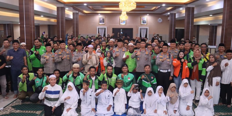 Polda Kalteng Gelar Buka Bersama, Pererat Silaturahmi dengan Aliansi Ojek Online