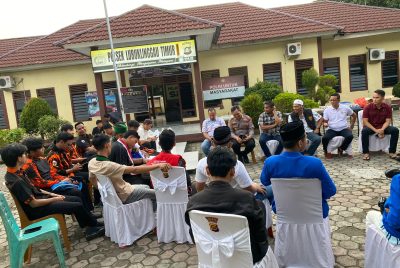 Mako Polsek Lubuklinggau Timur i Mengadakan Kegiatan Silaturahmi Antar Ormas Bukti Kedekantan Polri dan Masyarakat Guna Menciptakan Kamtibmas