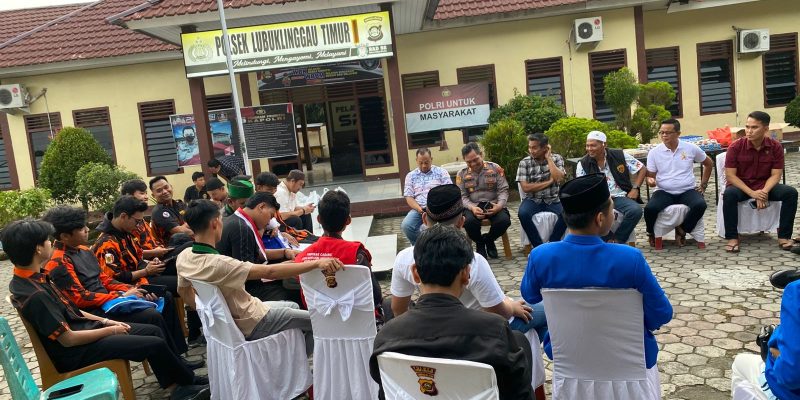 Mako Polsek Lubuklinggau Timur i Mengadakan Kegiatan Silaturahmi Antar Ormas Bukti Kedekantan Polri dan Masyarakat Guna Menciptakan Kamtibmas