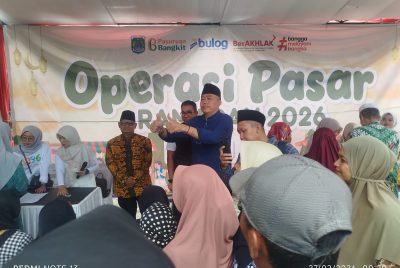Warga Serbu Operasi Pasar Di Bulan Suci Ramadhan