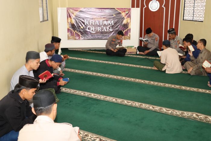 Polres Lubuk Linggau Semarakkan Ramadhan 1447 H dengan Tadarus Khatam Al-Qur’an