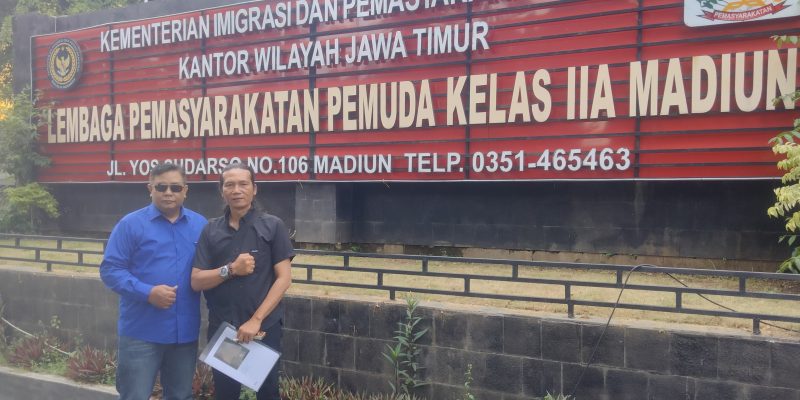 Ketua DPC PWDPI Sidoarjo Kunjungi Lapas Pemuda Kelas IIA Madiun, Tegas Pentingnya Pembinaan Humanis