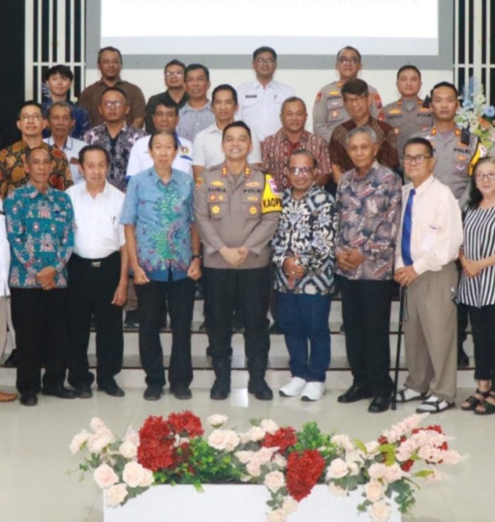 Kapolres Nganjuk Perkuat Sinergi Lintas Gereja Demi Pengamanan Ibadah Umat Nasrani