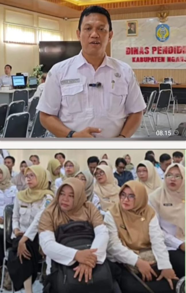Desk Pemetaan Guru Oleh Dinas Pendidikan Berkolaborasi Dengan BKPSDM Kabupaten Nganjuk Tahun 2026 