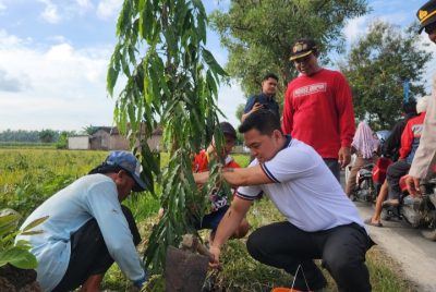 Kapolres Bersama Forkopimda Nganjuk Turun Bersama Melaksanakan Kerja Bhakti Dalam Gerakan Indonesia ASRI