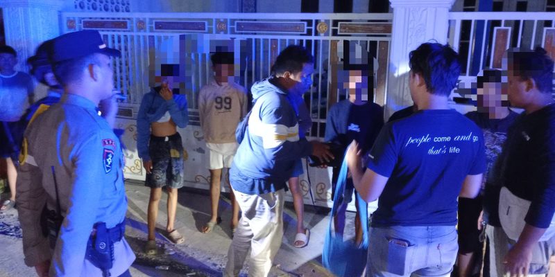 Quick Respons 110, Polresta Palangka Raya Amankan Remaja Diduga Hendak Tawuran di Nila Putih