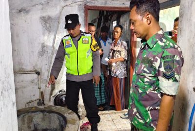 Respon Cepat Polsek Bojong Tangani Penemuan Jasad Lansia Tercebur Sumur di Desa Ketitang Lor