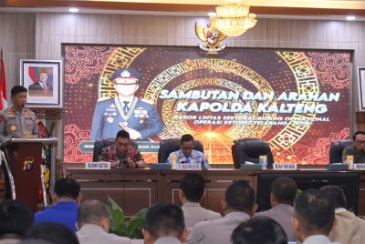 Matangkan Pengamanan Idul Fitri 1447 H, Polda Kalteng Gelar Rakor Lintas Sektoral