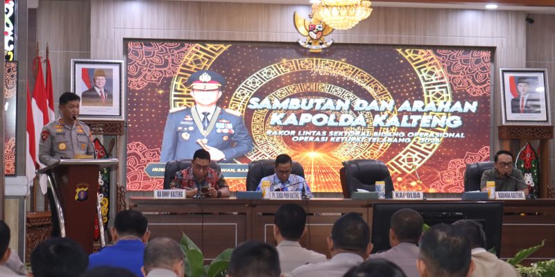 Matangkan Pengamanan Idul Fitri 1447 H, Polda Kalteng Gelar Rakor Lintas Sektoral