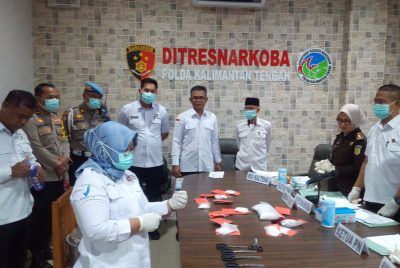 Polda Kalteng Musnahkan 1,09 Kg Sabu dari 12 Kasus, 20 Tersangka Terlibat