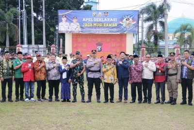 Tingkatkan Situasi Kamtibmas, Polres Musi Rawas Bersama Forkompinda dan Intansi Terkait Gelar Apel Deklarasi Jaga Musi Rawas