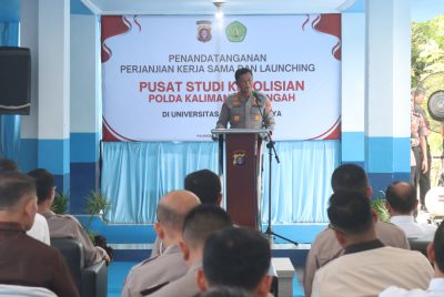 Perkuat Profesionalisme, Polda Kalteng Gandeng UPR Dirikan Pusat Studi Kepolisian
